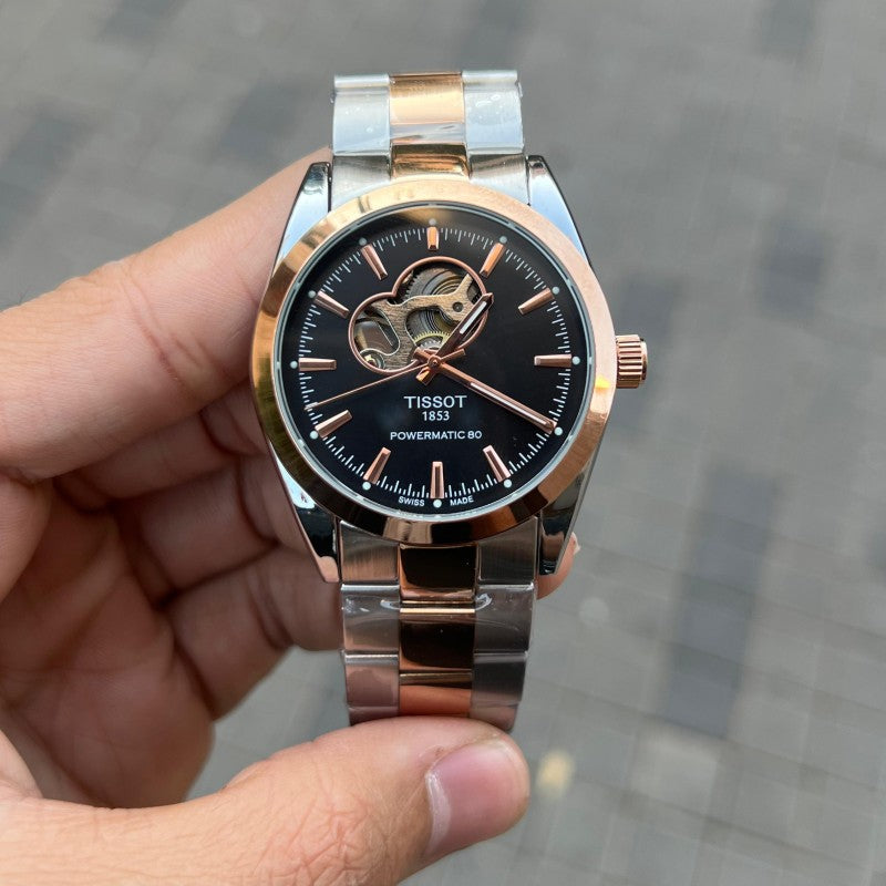 Tisso t Powermatic 80 Two Tone Black Dial