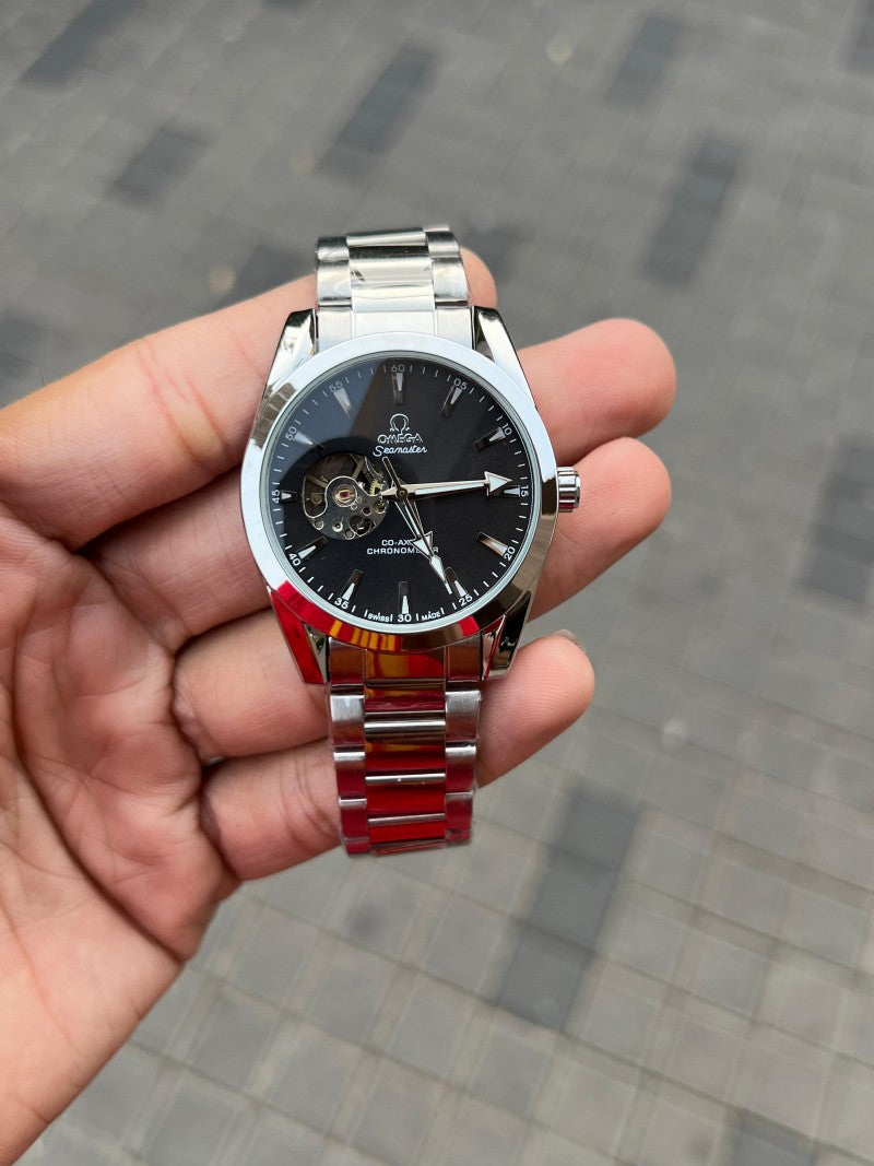 Omeg a Seamaster Automatic AAA Premium Silver Black