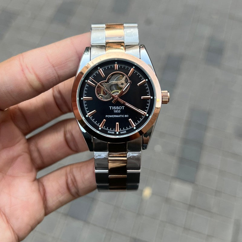 Tisso t Powermatic 80 Two Tone Black Dial