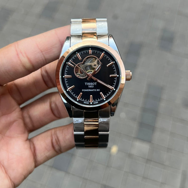 Tisso t Powermatic 80 Two Tone Black Dial
