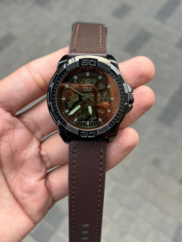 Fossi l Bronson Automatic Brown