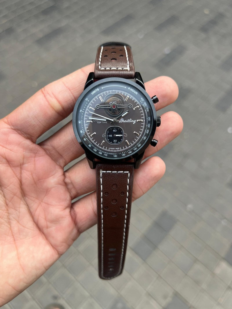 Breitlin g Top time Chronograph Brown Black