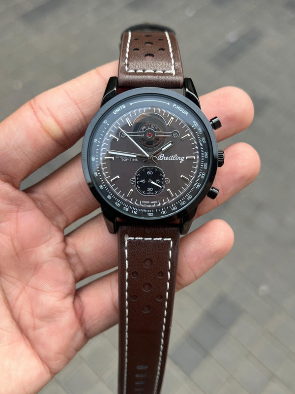 Breitlin g Top time Chronograph Brown Black