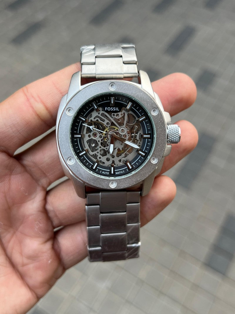 Fossi l Modern Machine Silver Black