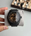Fossi l Automatic Leather Black