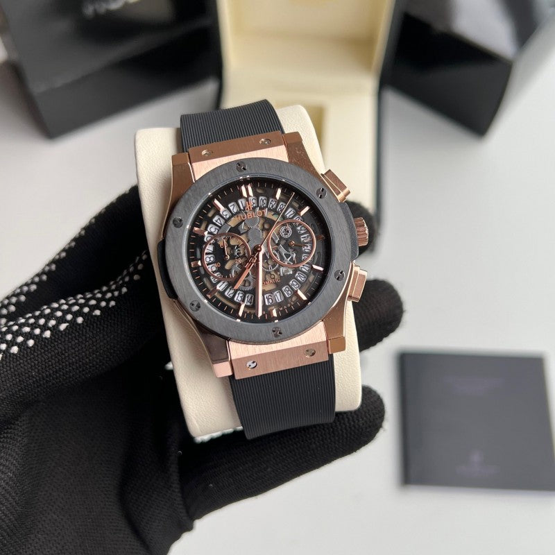 Hublo t Big Bang Rose gold Calendar