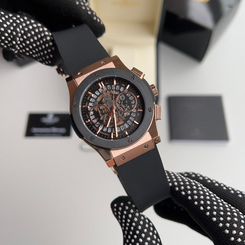 Hublo t Big Bang Rose gold Calendar