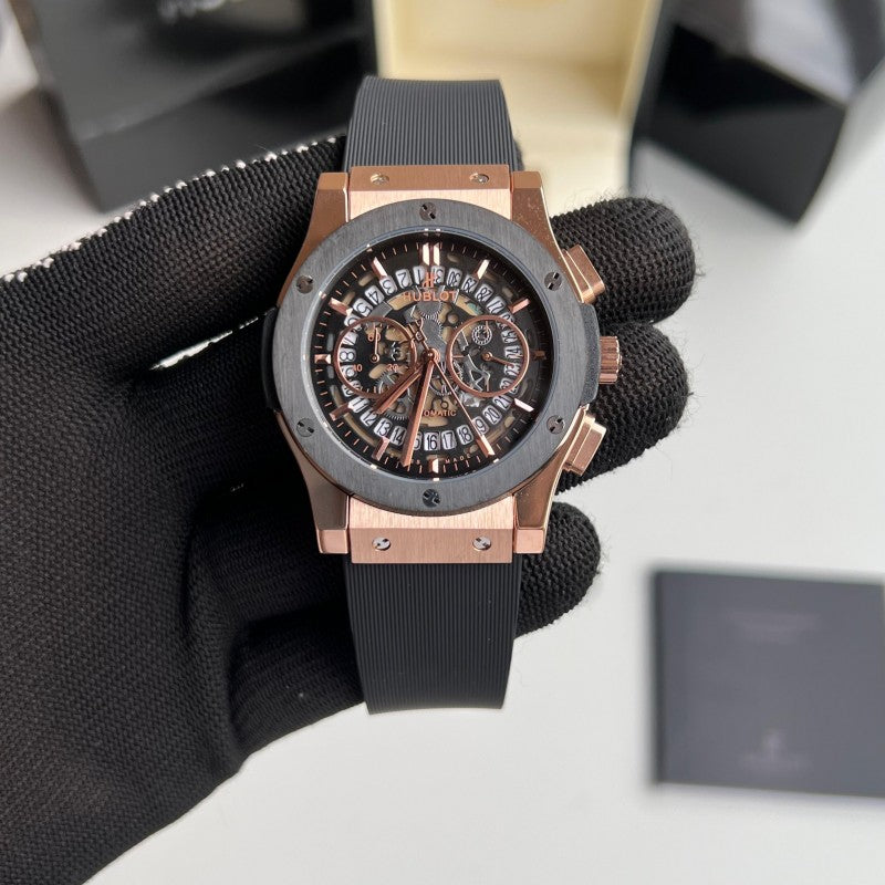 Hublo t Big Bang Rose gold Calendar