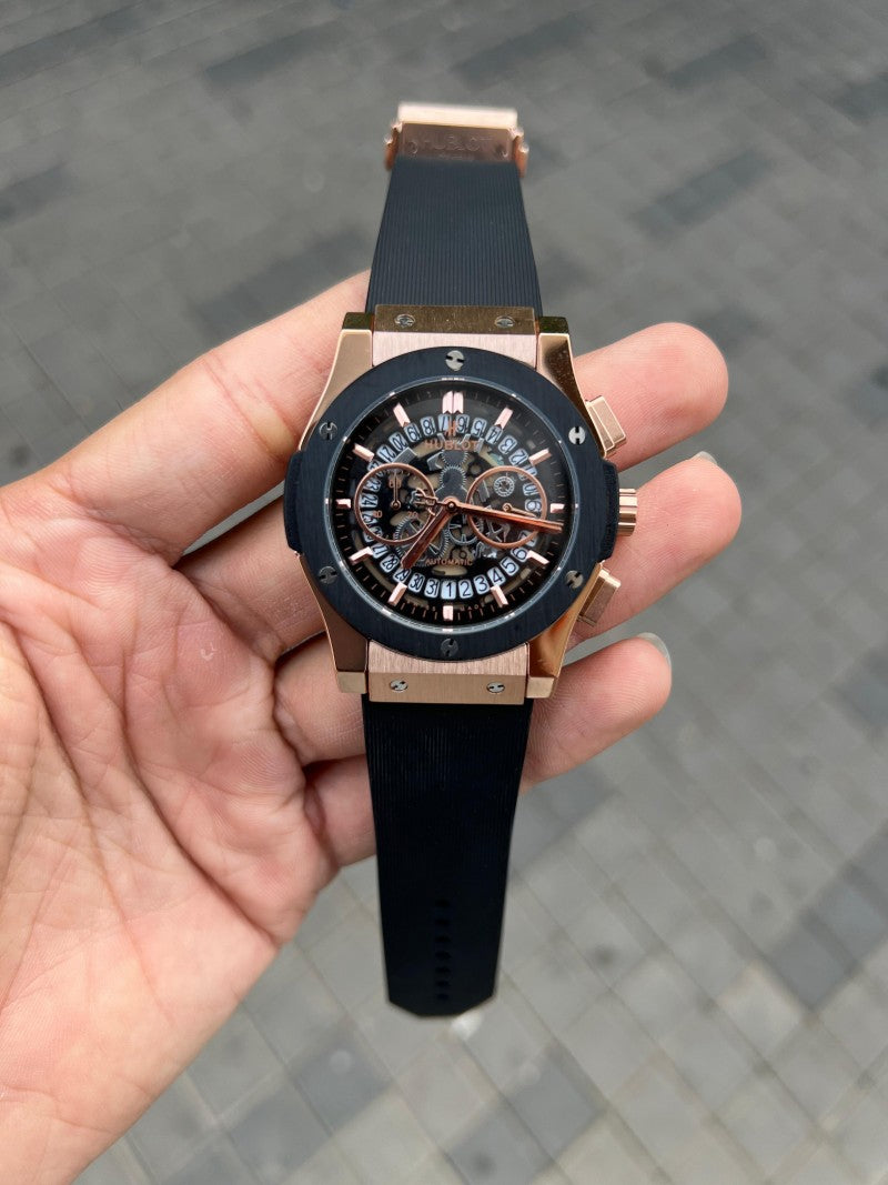 Hublo t Big Bang Rose gold Calendar