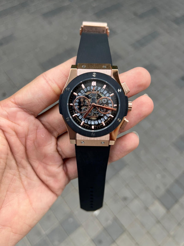 Hublo t Big Bang Rose gold Calendar
