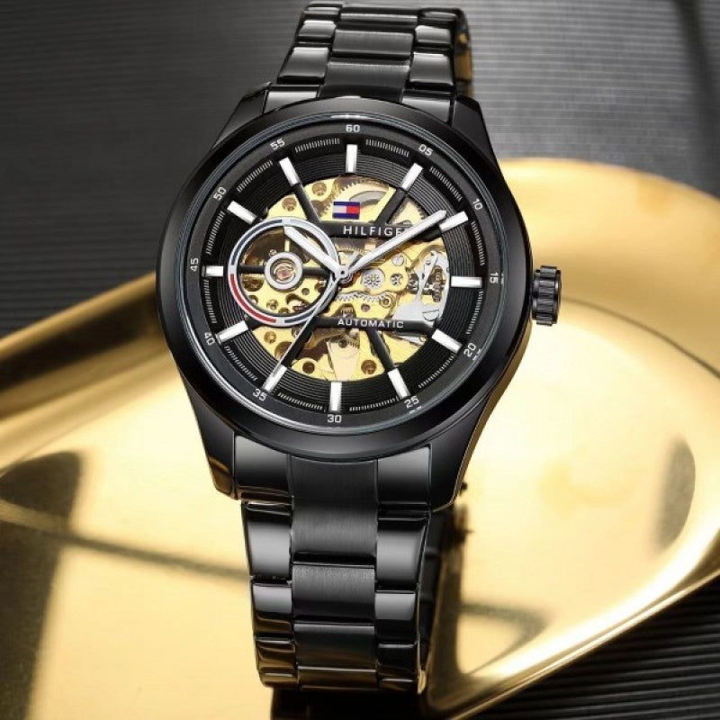 Tommy Hilfige r Automatic Black Chain