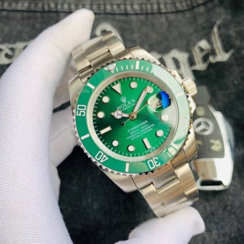 Role x Submariner Silver Green
