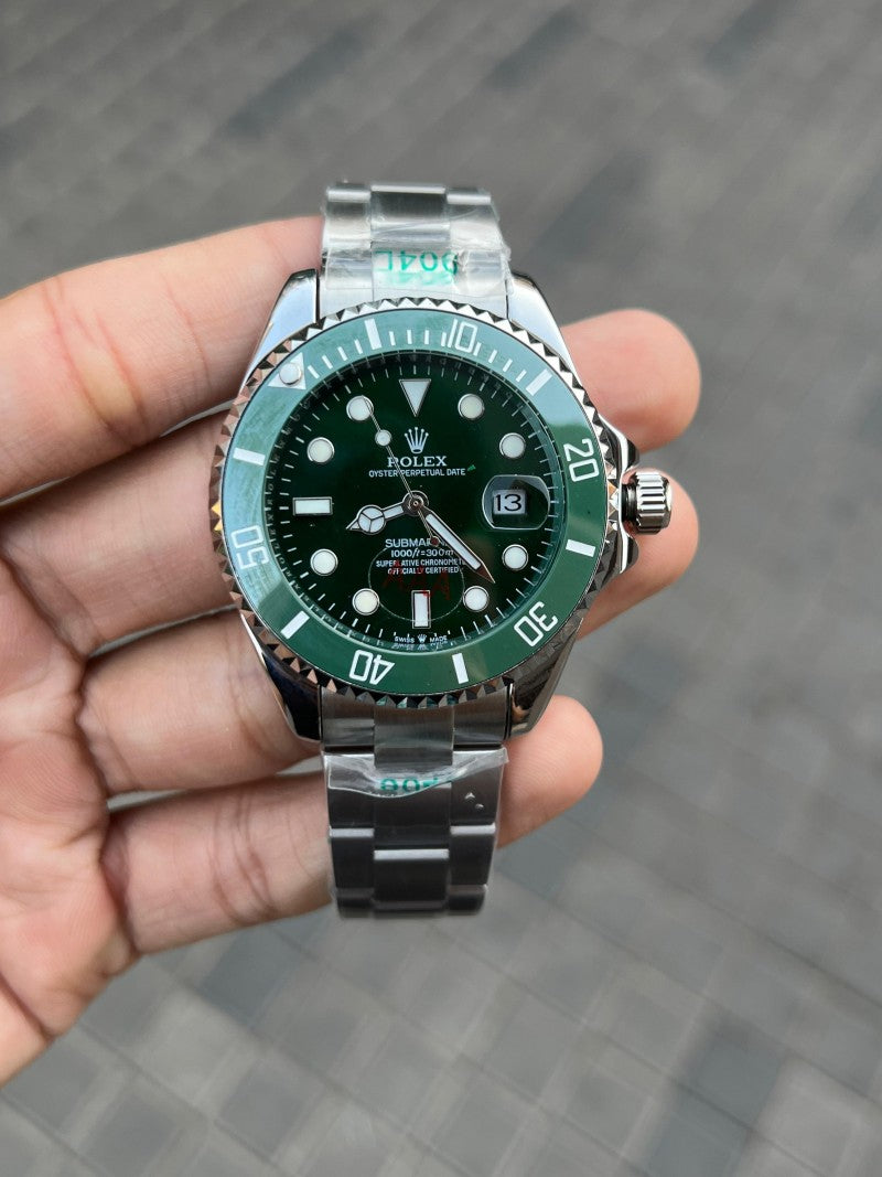 Role x Submariner Silver Green
