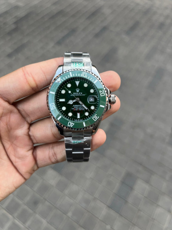 Role x Submariner Silver Green