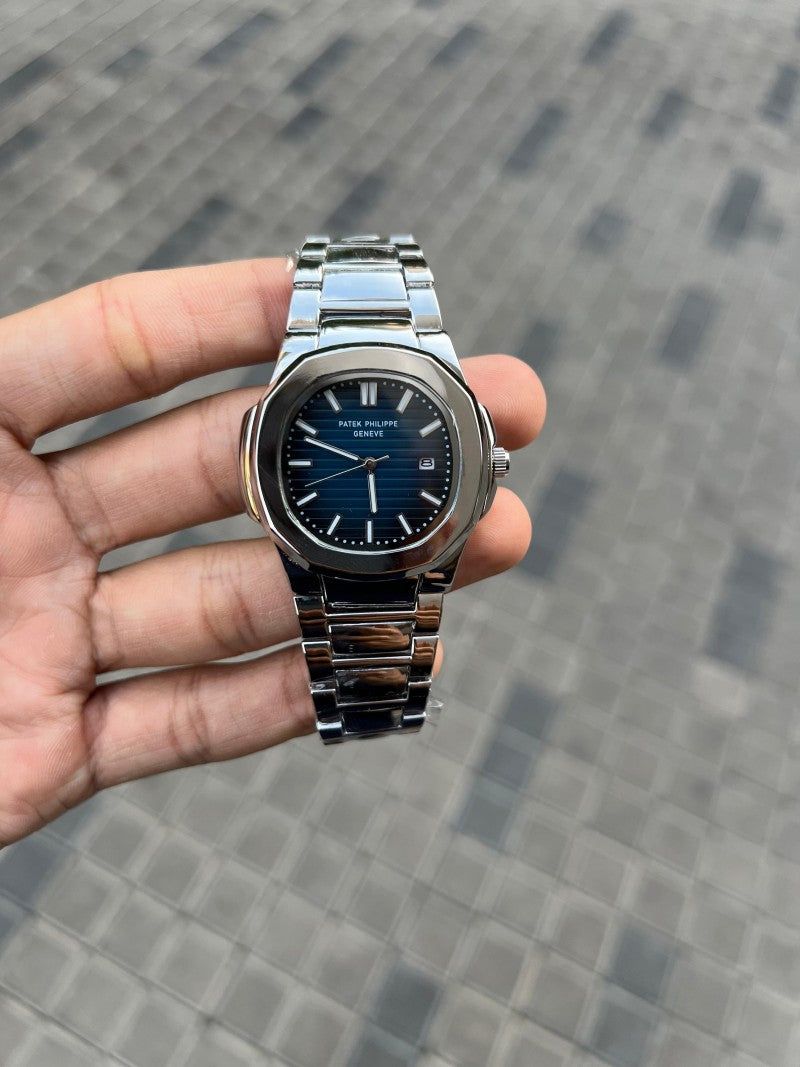 Patek Phillip e Nautilus Silver Blue