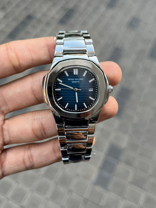 Patek Phillip e Nautilus Silver Blue