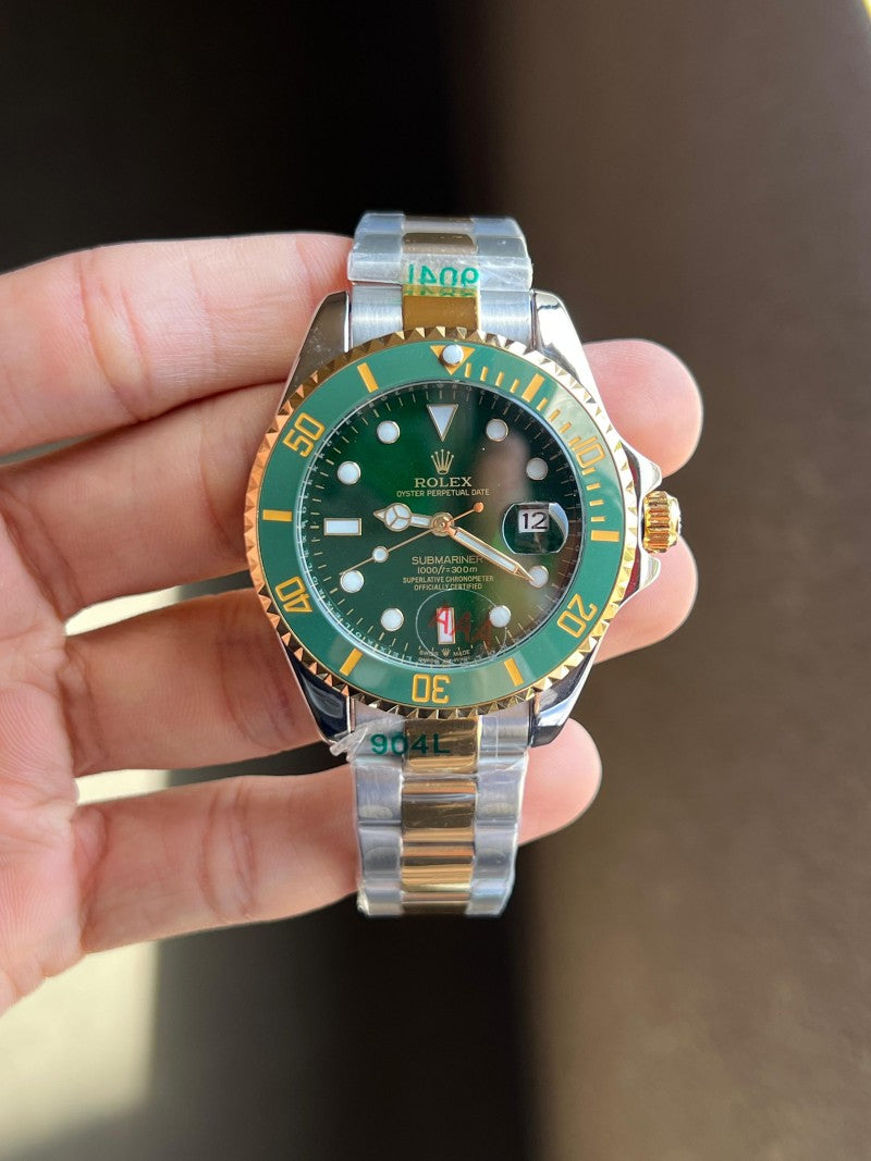 Role x Submariner Two Tone Green Dial