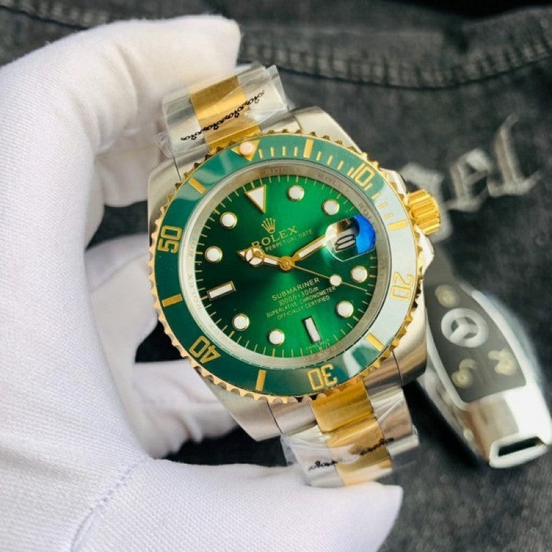 Role x Submariner Two Tone Green Dial
