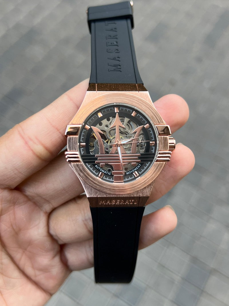 Maserat i Potenza Automatic Rose gold Black