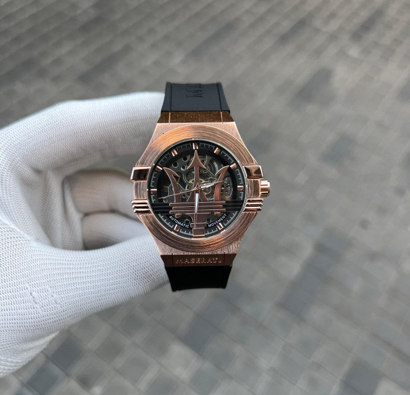 Maserat i Potenza Automatic Rose gold Black