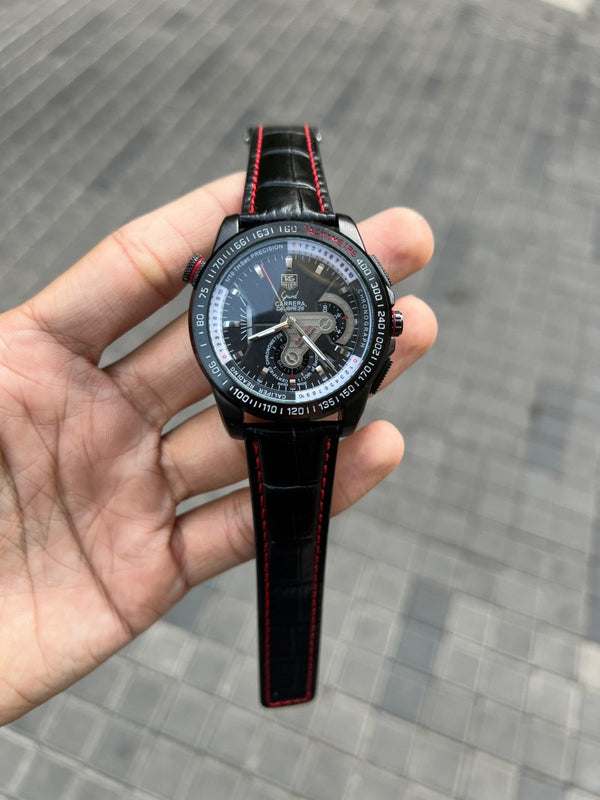 Tag heuer calibre 36 Leather Black