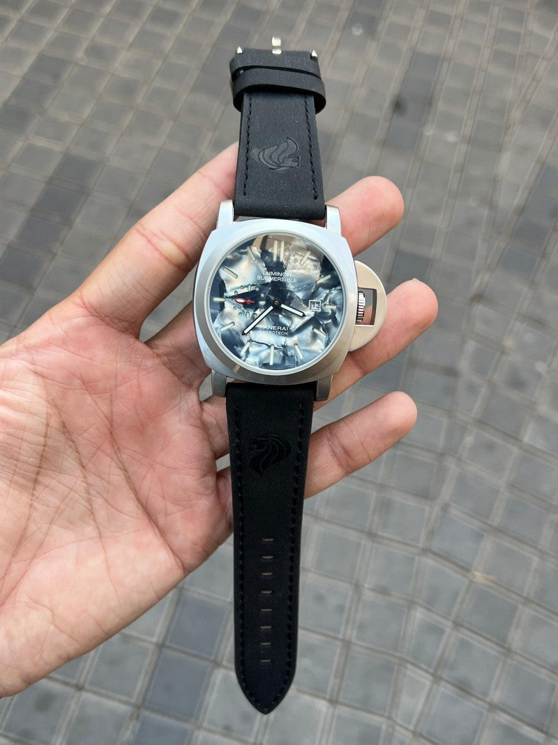 Lumino r Panerai Submersible Carbotech Leather
