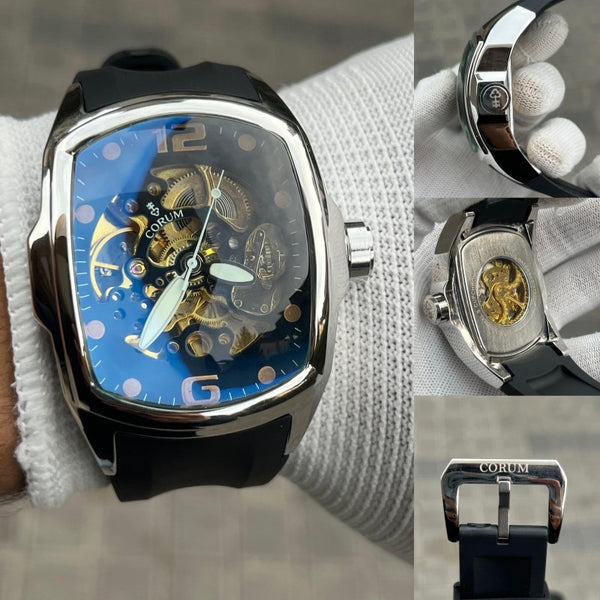 Coru m Automatic Silver Black