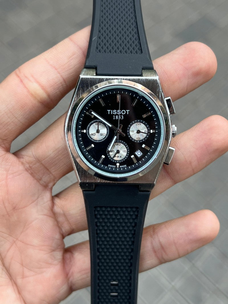Tisso t PRX Chronograph Silicon Silver Black Secondary image