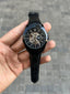Tisso t 1853 Skeleton Automatic Full Black leather