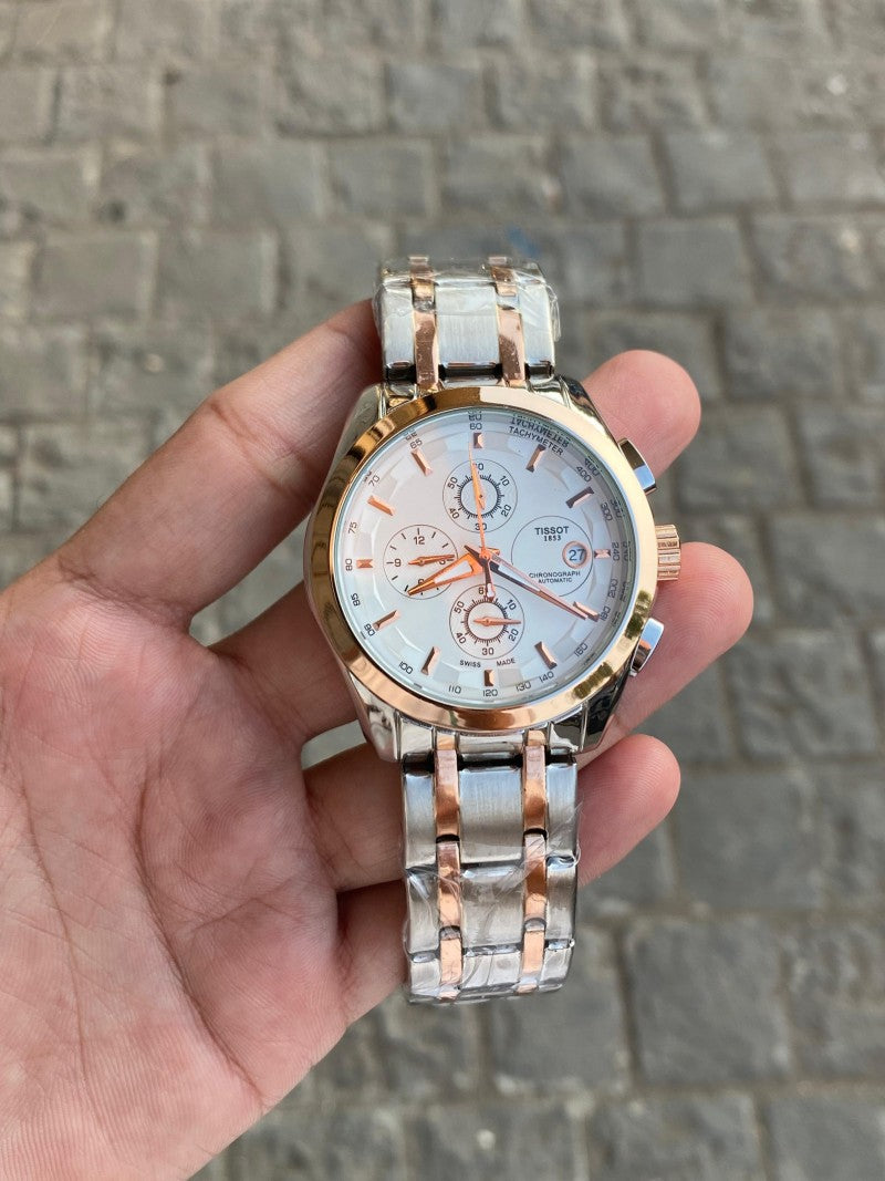 Tisso t 1853 Two Tone White Dial Main image