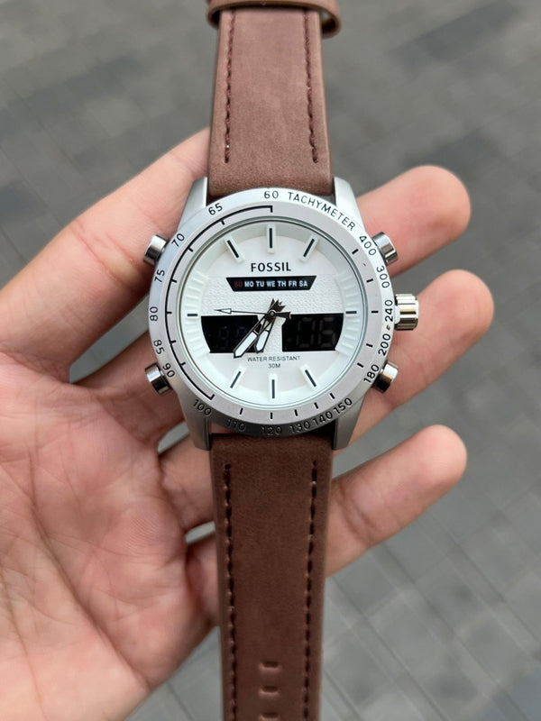 Fossi l Dual Time Brown