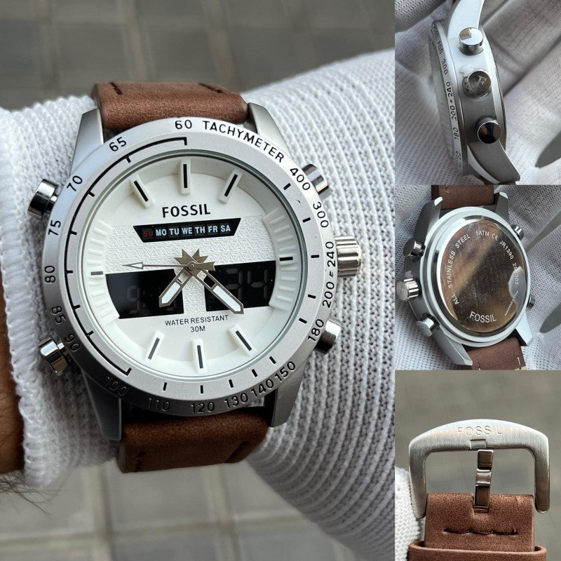 Fossi l Dual Time Brown