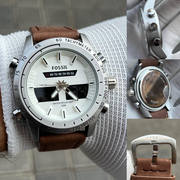 Fossi l Dual Time Brown