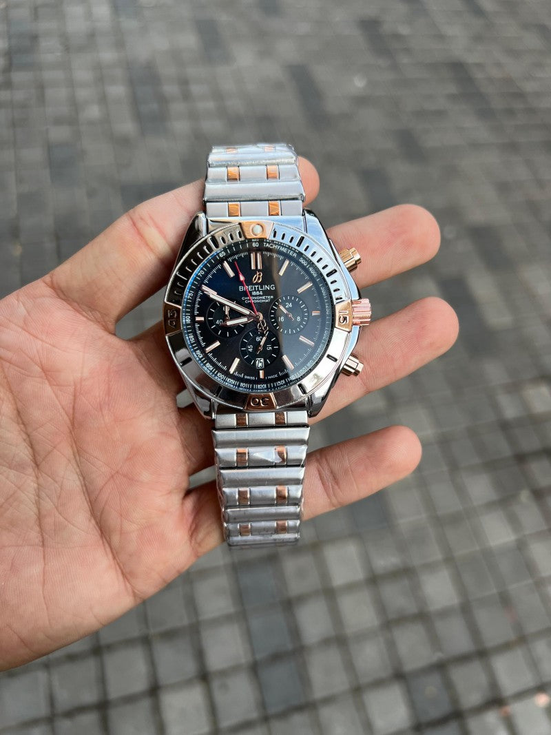 Breitling 1884 Chronomat Dual Tone Black Dial