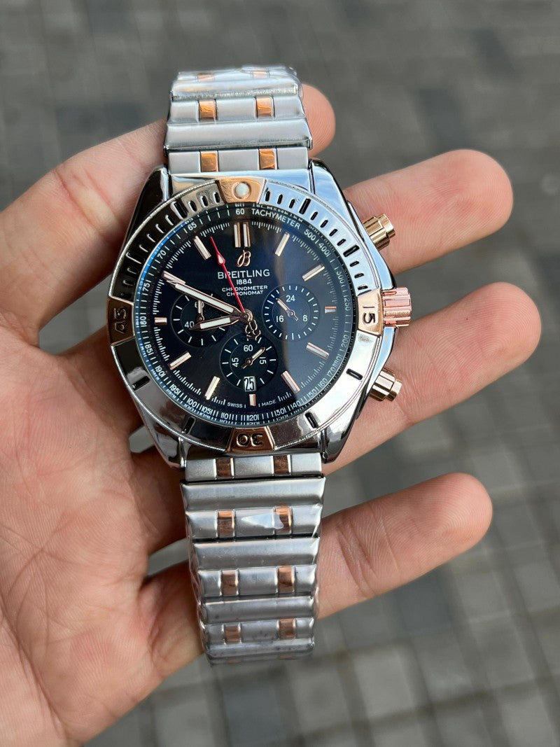 Breitling 1884 Chronomat Dual Tone Black Dial