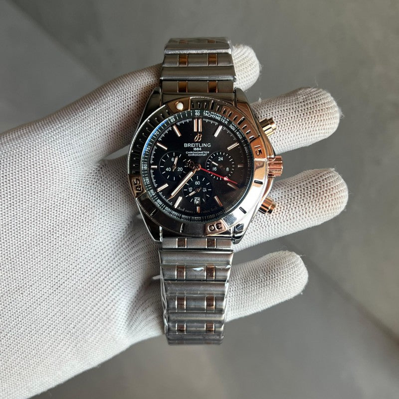 Breitling 1884 Chronomat Dual Tone Black Dial