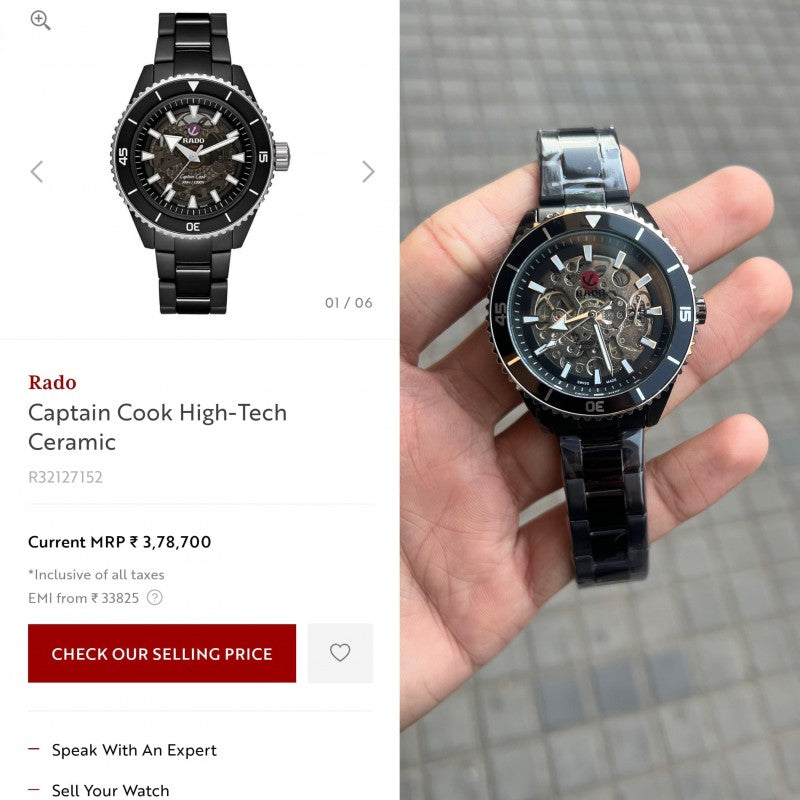 Rad o Captain Cook Automatic