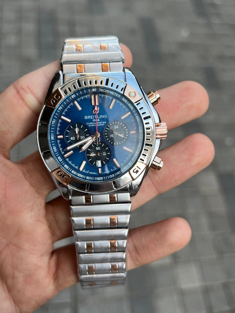 Breitling 1884 Chronomat Dual Tone Blue Dial Secondary image