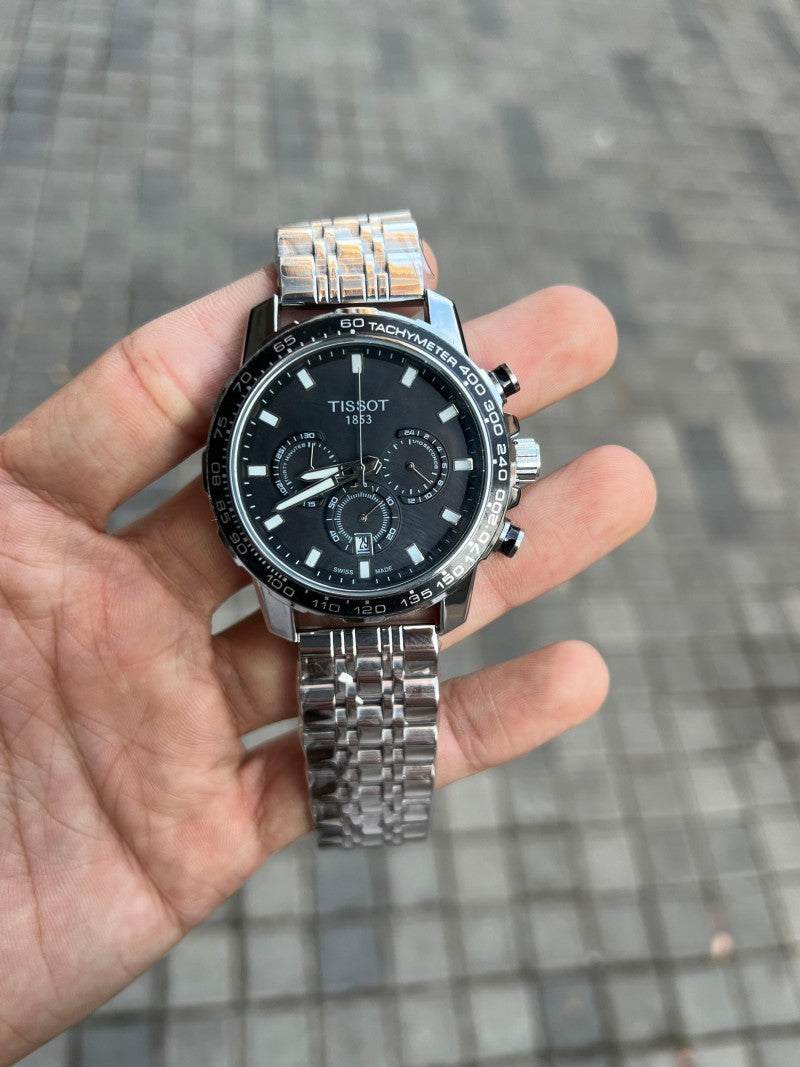 Tisso t Supersport Chrono Silver Black Main image