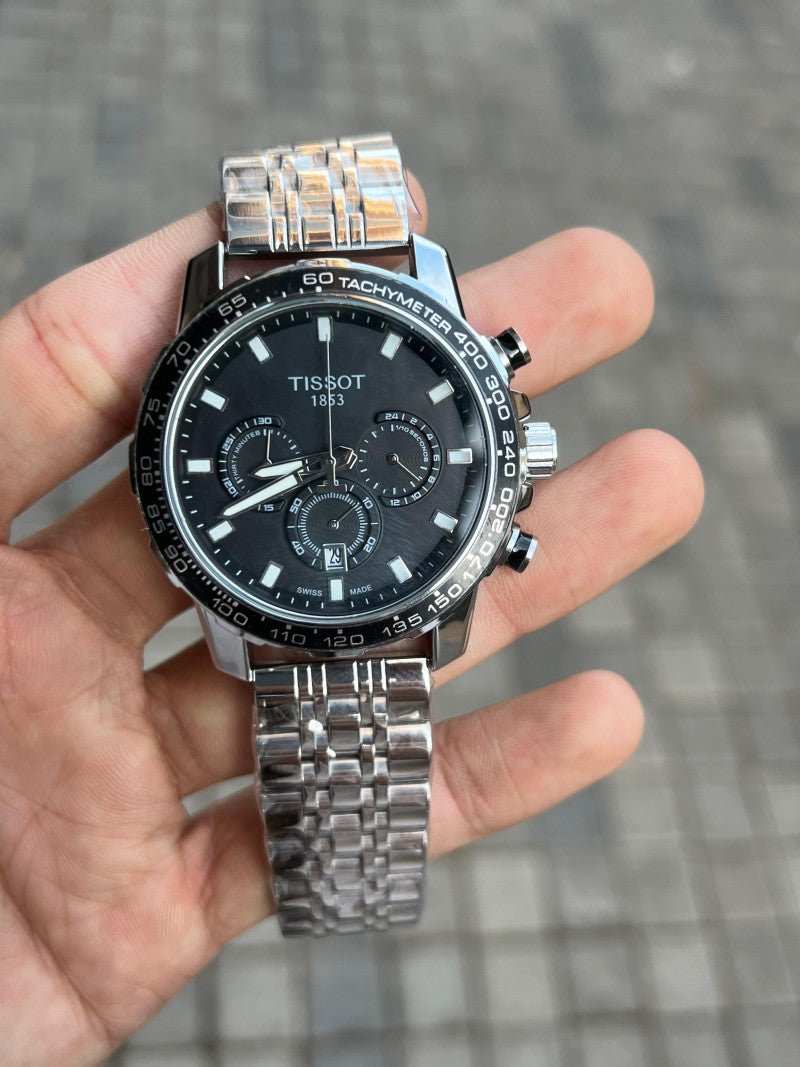 Tisso t Supersport Chrono Silver Black Secondary image