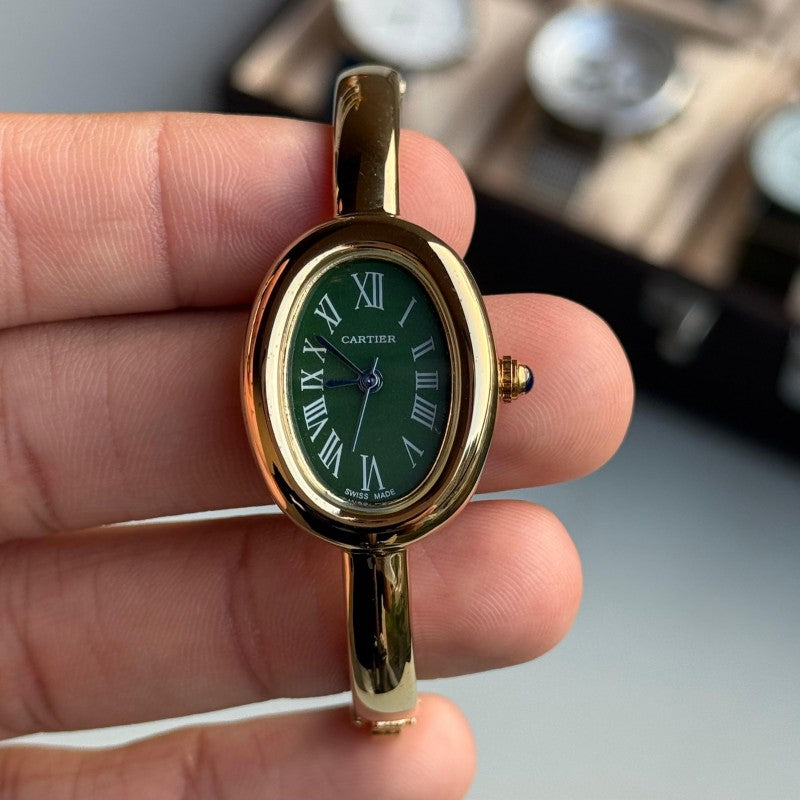 Cartie r Women Baignoire Gold Green Secondary image