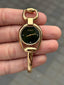 Gucc i Horsebit Women s Gold Green