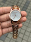 Calvin Klei n Women s Rose Gold White Dial