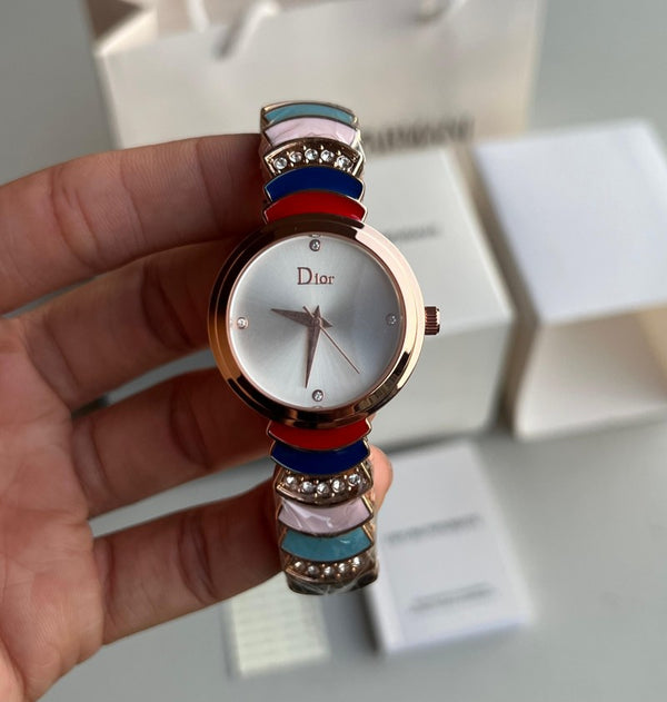 Dio r Women s White Dial