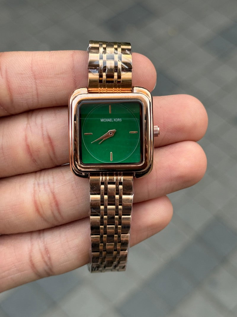 Michael Kor s Women s Square Rose Green