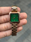 Michael Kor s Women s Square Rose Green