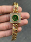 Michael Kor s Chain lock Gold Green