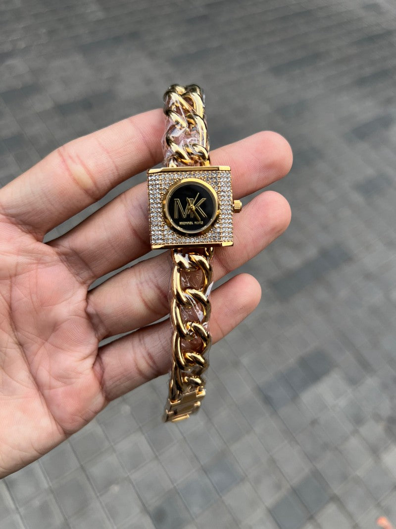 Michael Kor s Chain Lock Golden Womens