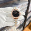 Emporio Arman i Women s Two Tone Black Dial Mate