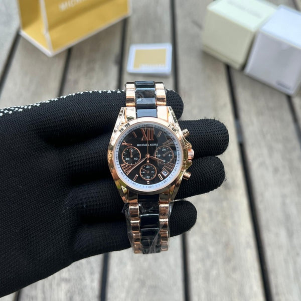Michael Kor s Roman Black RoseGold
